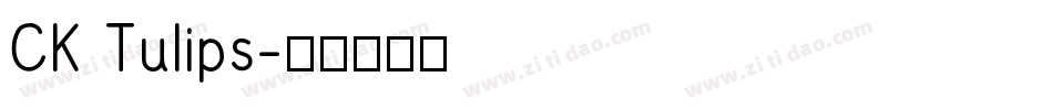 CK Tulips字体转换
